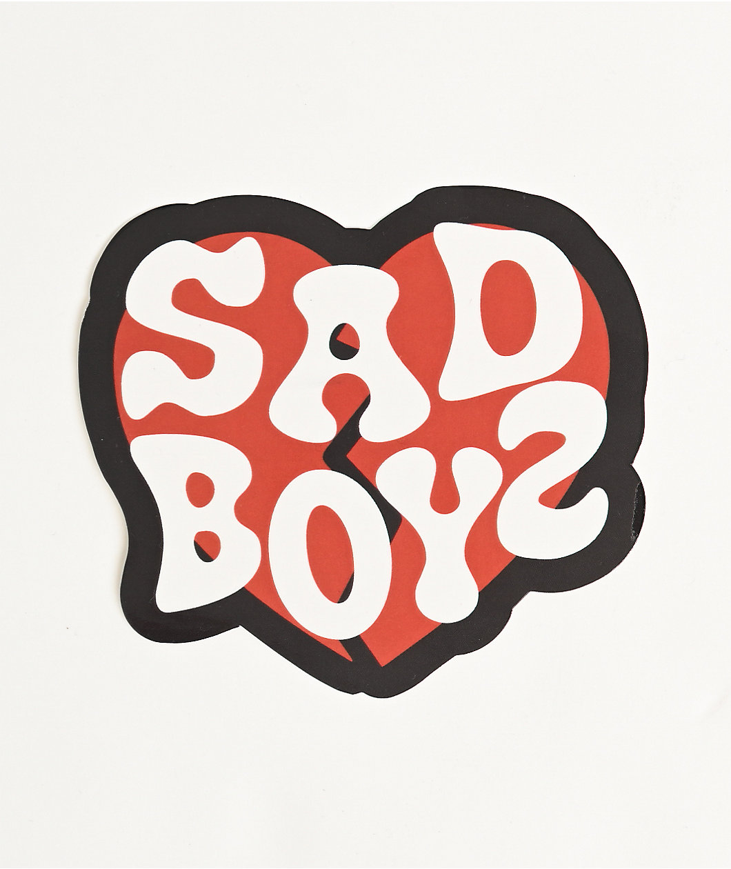 $AD BOYZ by Junior H Heart Sticker