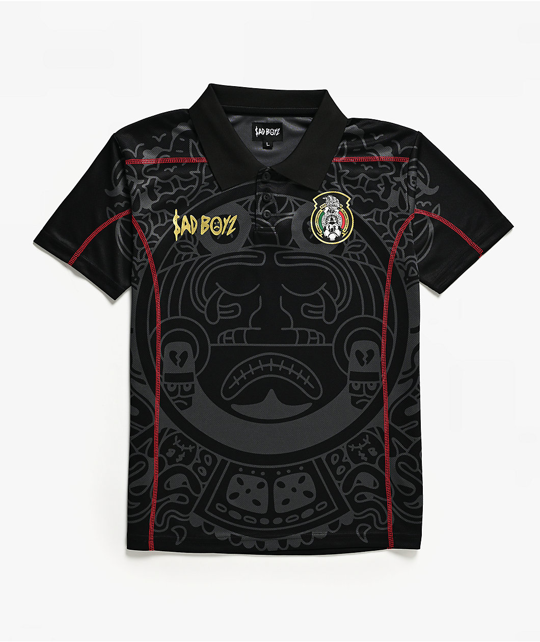 $AD BOYZ by Junior H Kids V2 Black Soccer Jersey