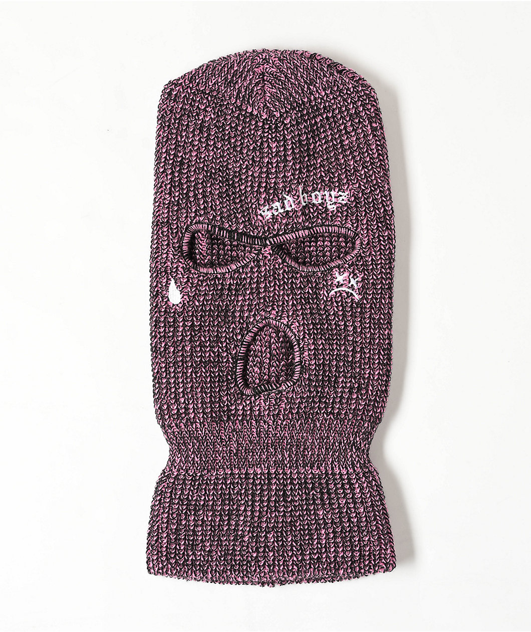 $AD BOYZ by Junior H Pink & Black Balaclava