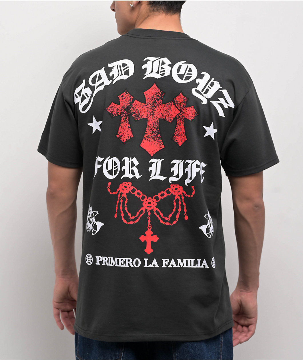 $AD BOYZ by Junior H Primero Charcoal T-Shirt
