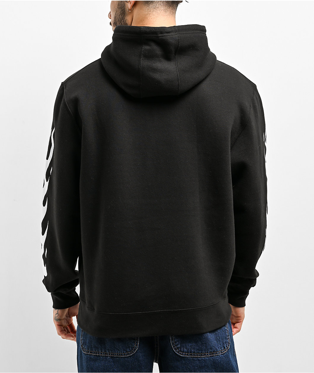 $AD BOYZ by Junior H RIP Love Black Hoodie