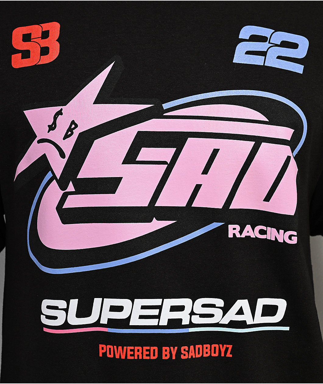 $AD BOYZ by Junior H Racing Black Long Sleeve T-Shirt