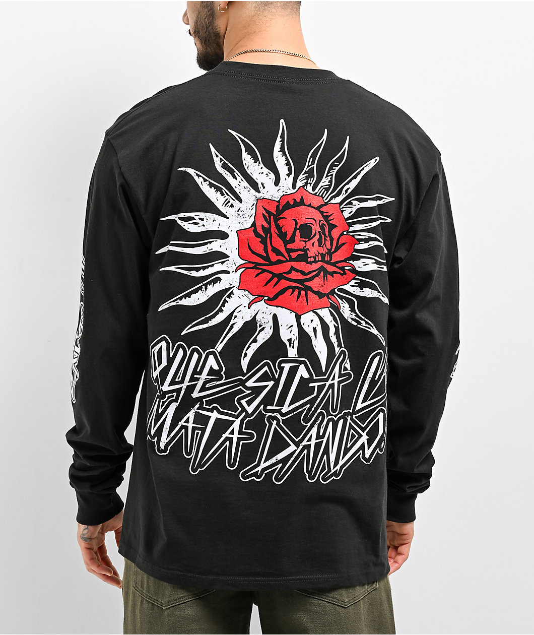 $AD BOYZ by Junior H Red Roses Long Sleeve T-Shirt