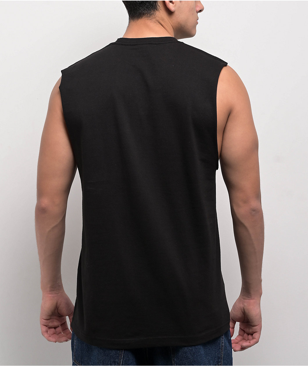 $AD BOYZ by Junior H Rose Black Tank Top