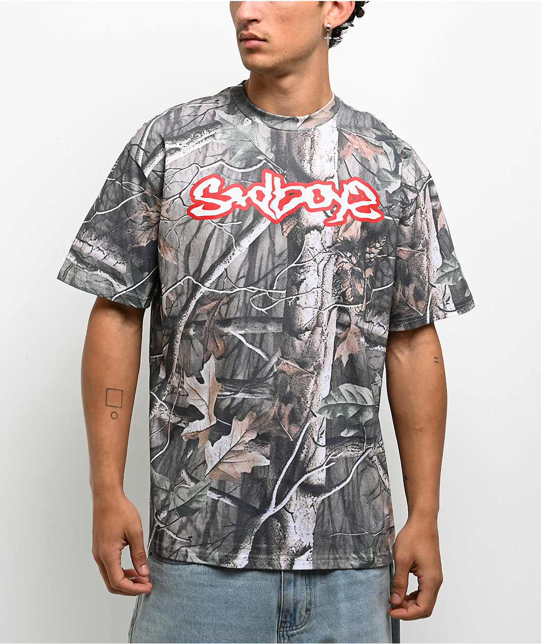 $AD BOYZ by Junior H Sad Camo T-Shirt
