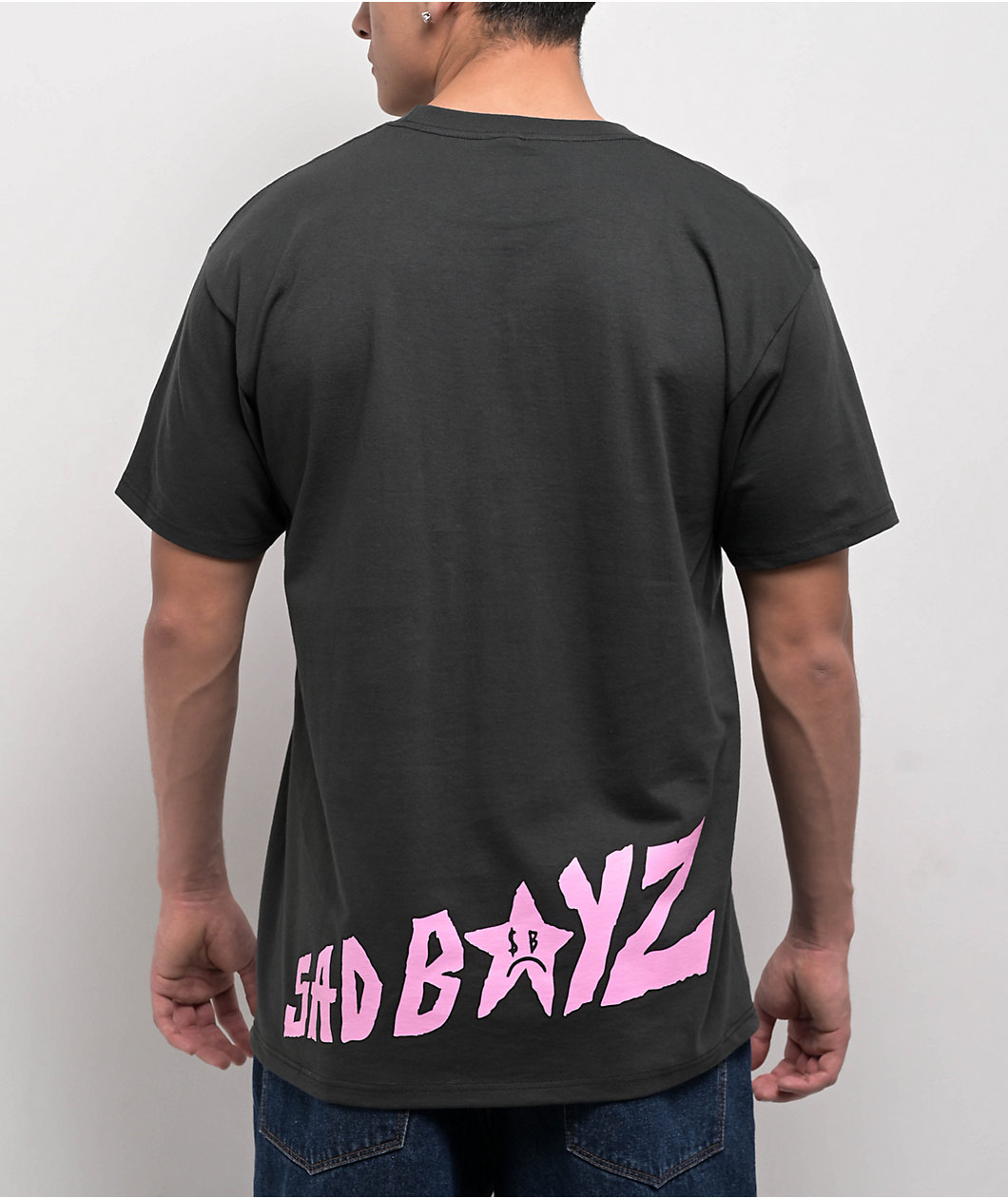 $AD BOYZ by Junior H Sad Starz Charcoal T-Shirt