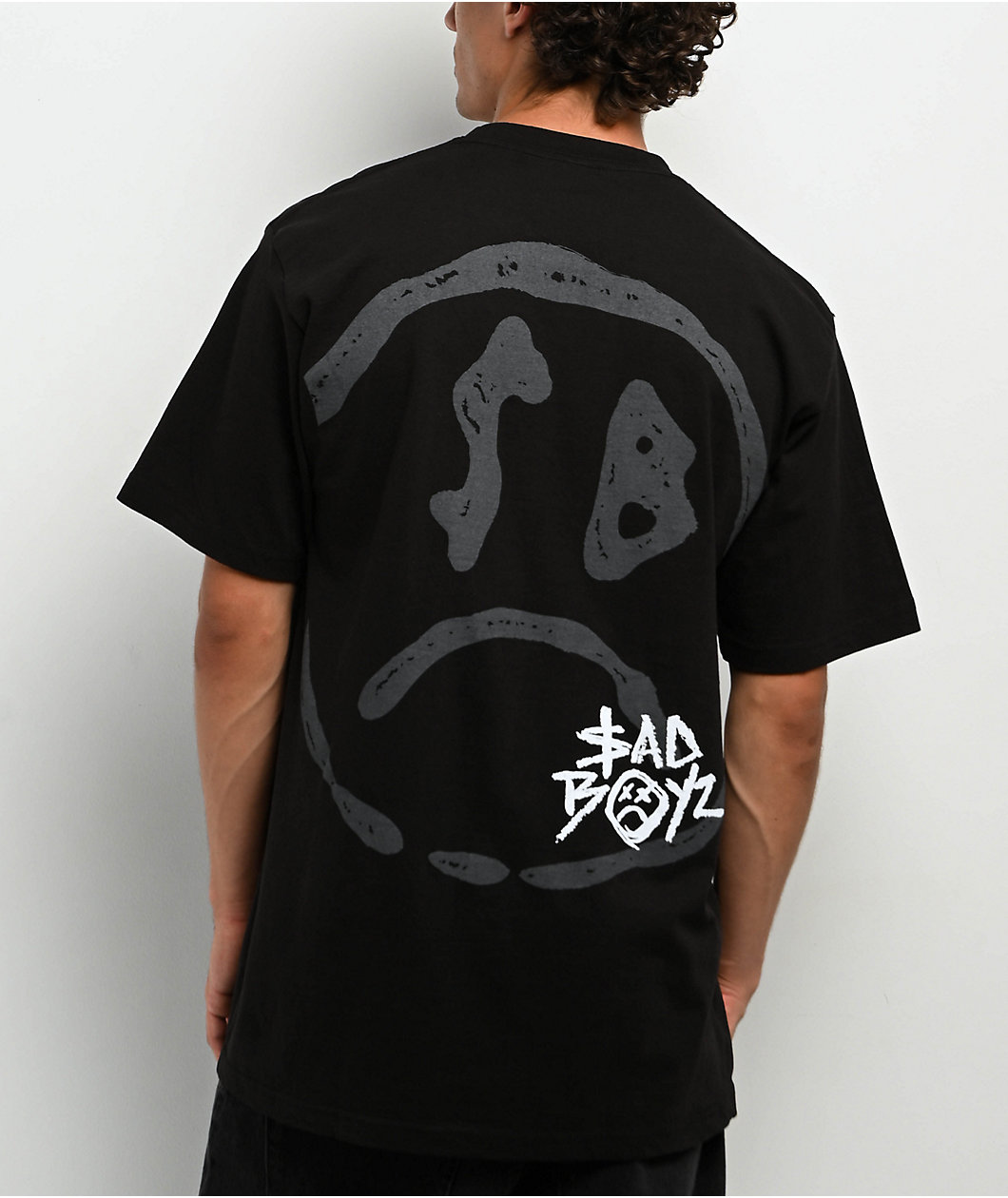 $AD BOYZ by Junior H So So Sad Black T-Shirt