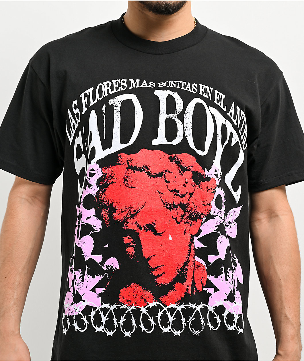 $AD BOYZ by Junior H Statue Black T-Shirt
