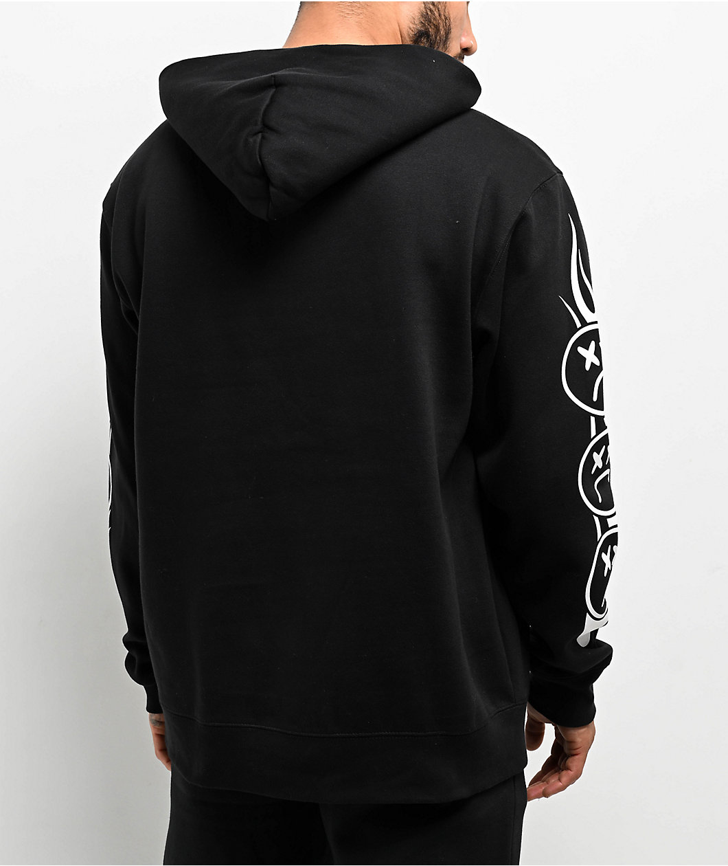 $AD BOYZ by Junior H Web Black Hoodie