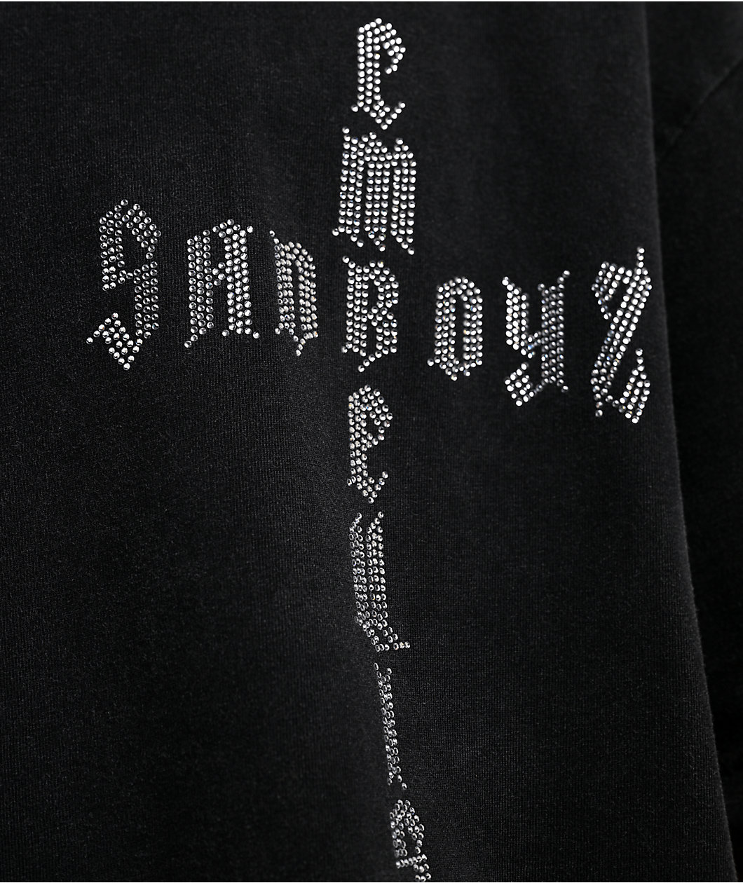 $AD BOYZ by Junior H x Embellish Cross Black Wash T-Shirt