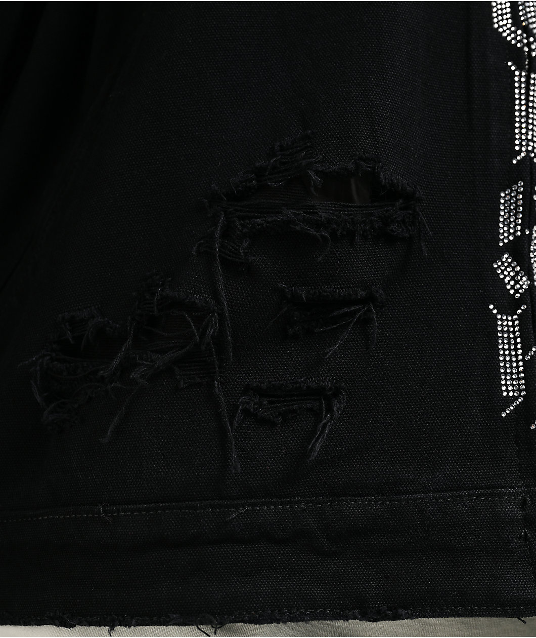 $AD BOYZ by Junior H x Embellish Cross Black Work Jacket