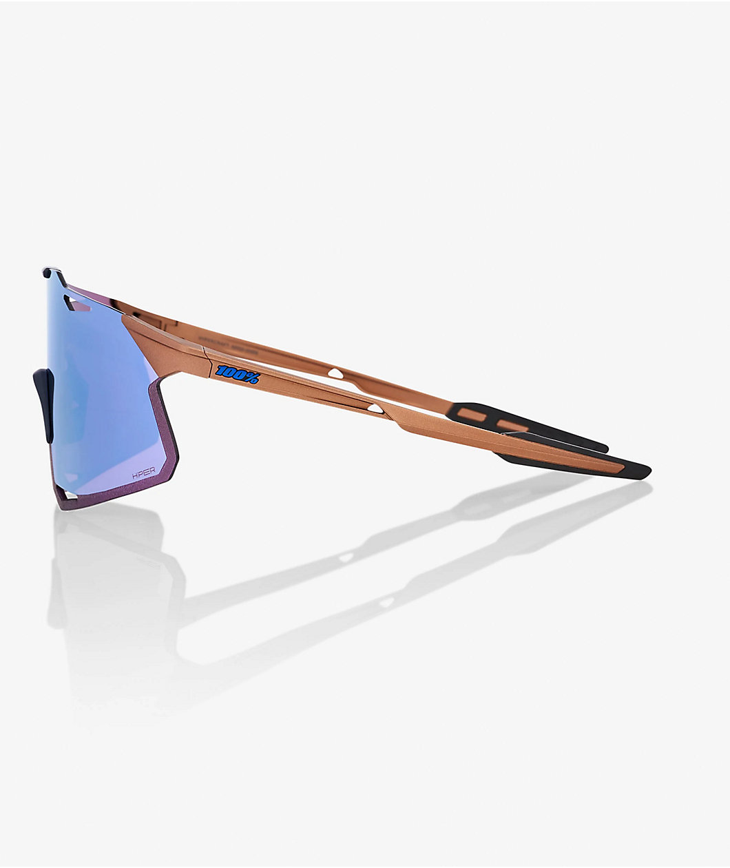 100% Hypercraft Matte Copper Chromium Sunglasses