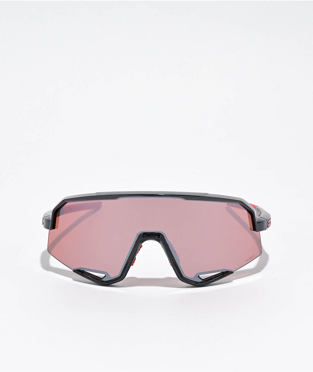 100% Slendale Gloss Carbon Fiber & Crimson Silver Sunglasses