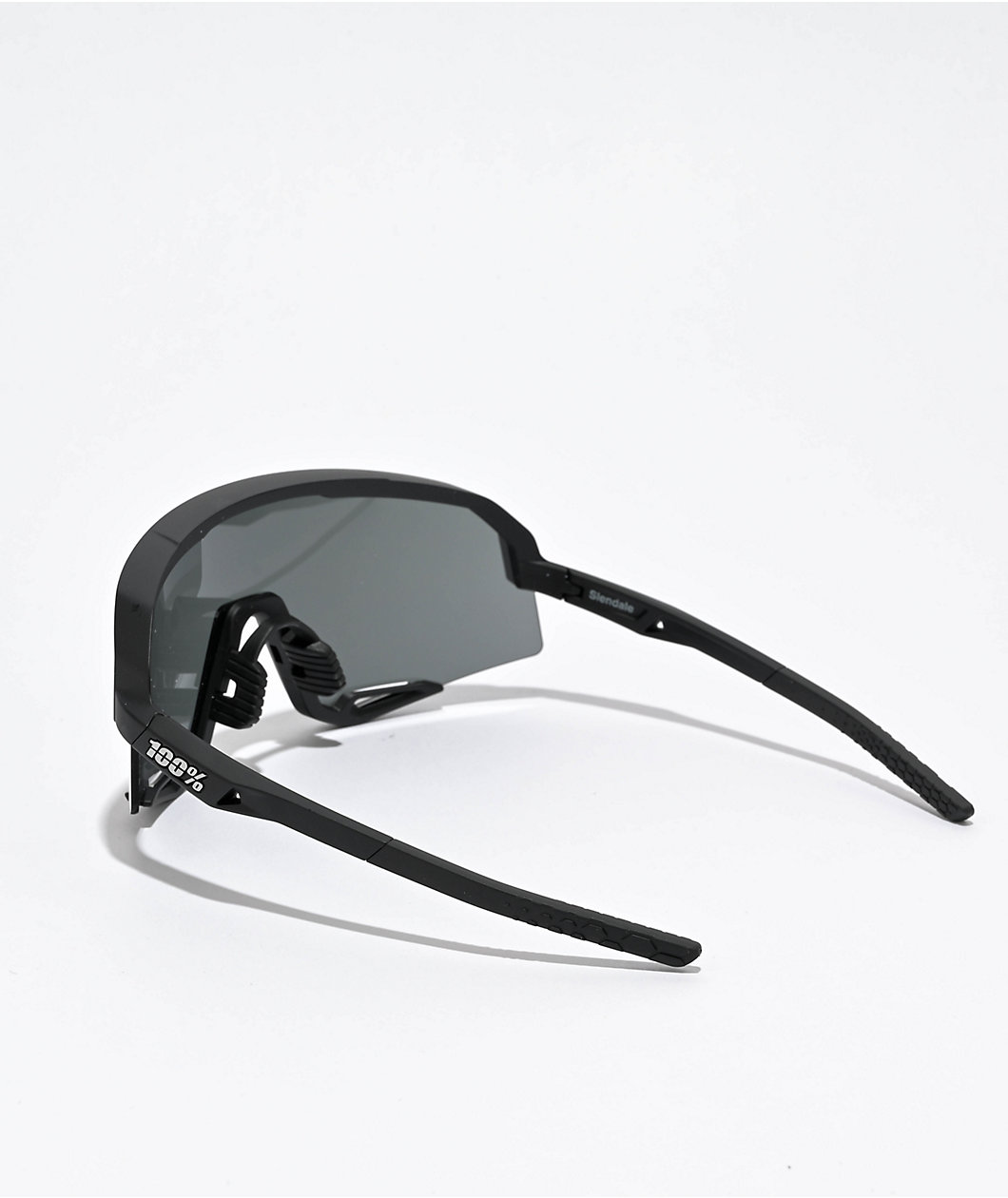 100% Slendale Matte Black & Smoke Sunglasses