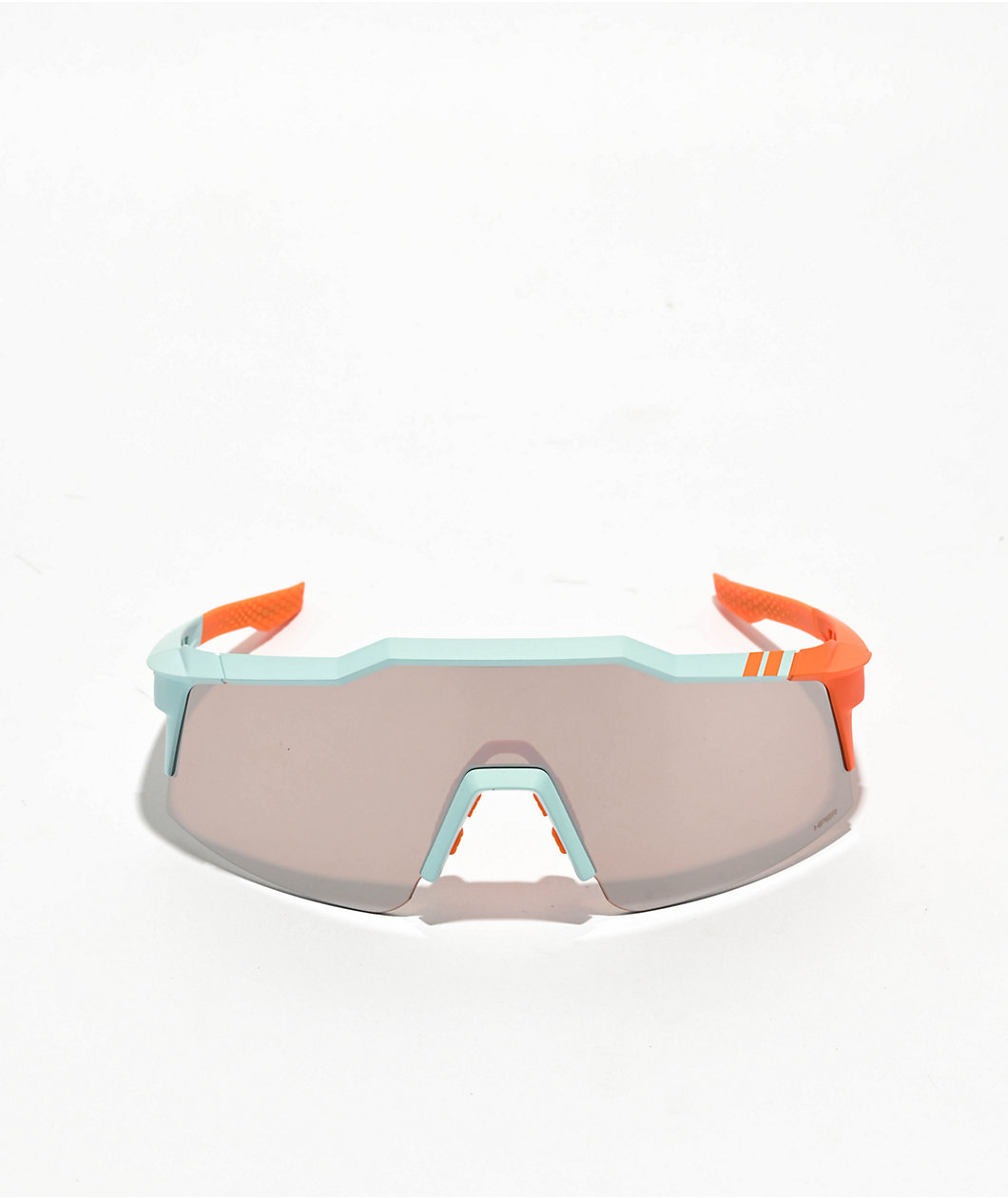 100% Speedcraft SL Soft Tact Two Tone Orange & Blue Sunglasses