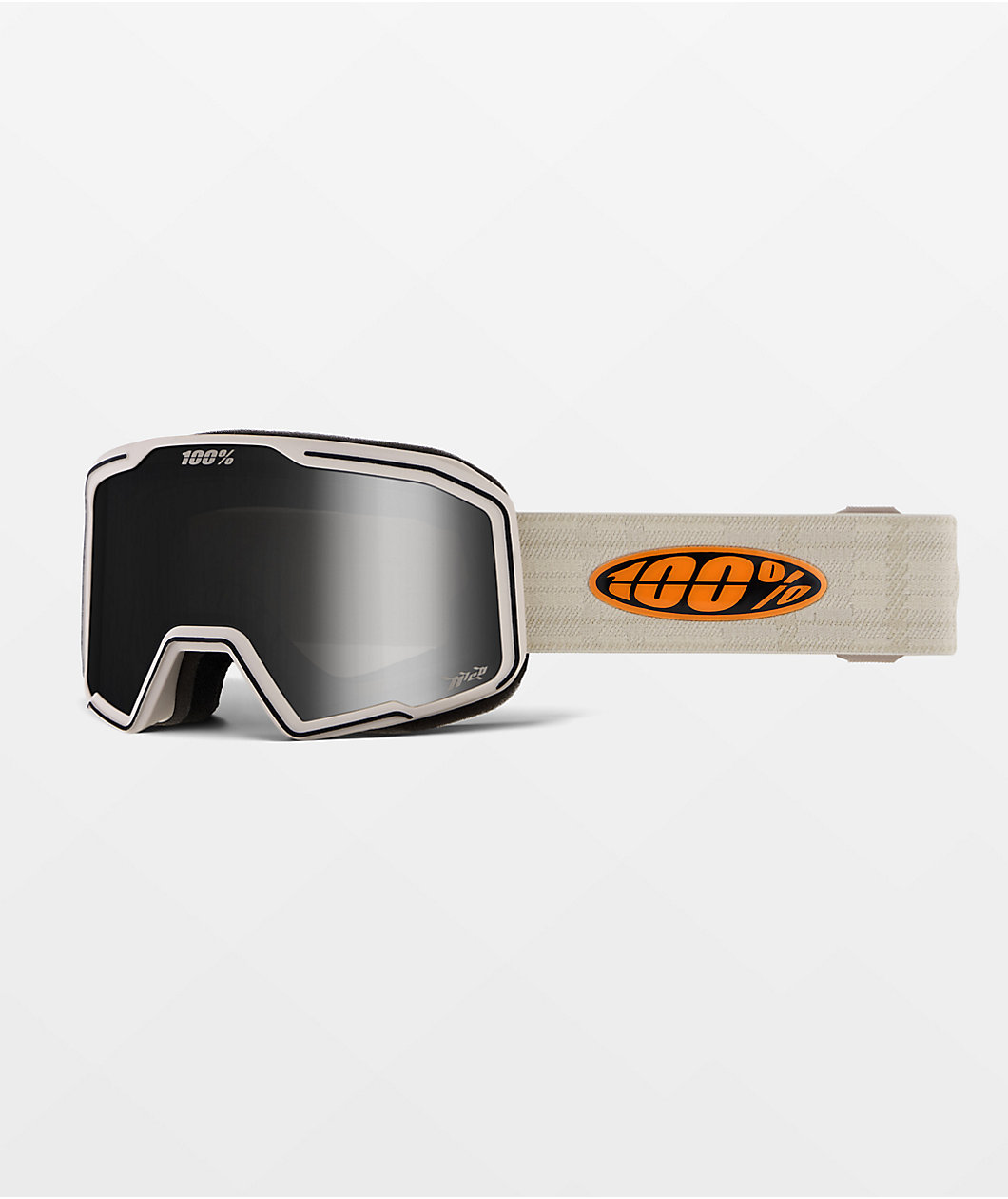 100% Valnor® Natural & Mirror Dark Smoke Snowboard Goggles