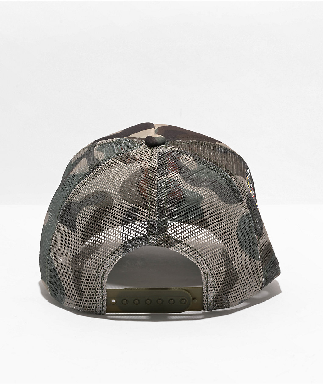 26 Red Astro Cat Camo Trucker Hat