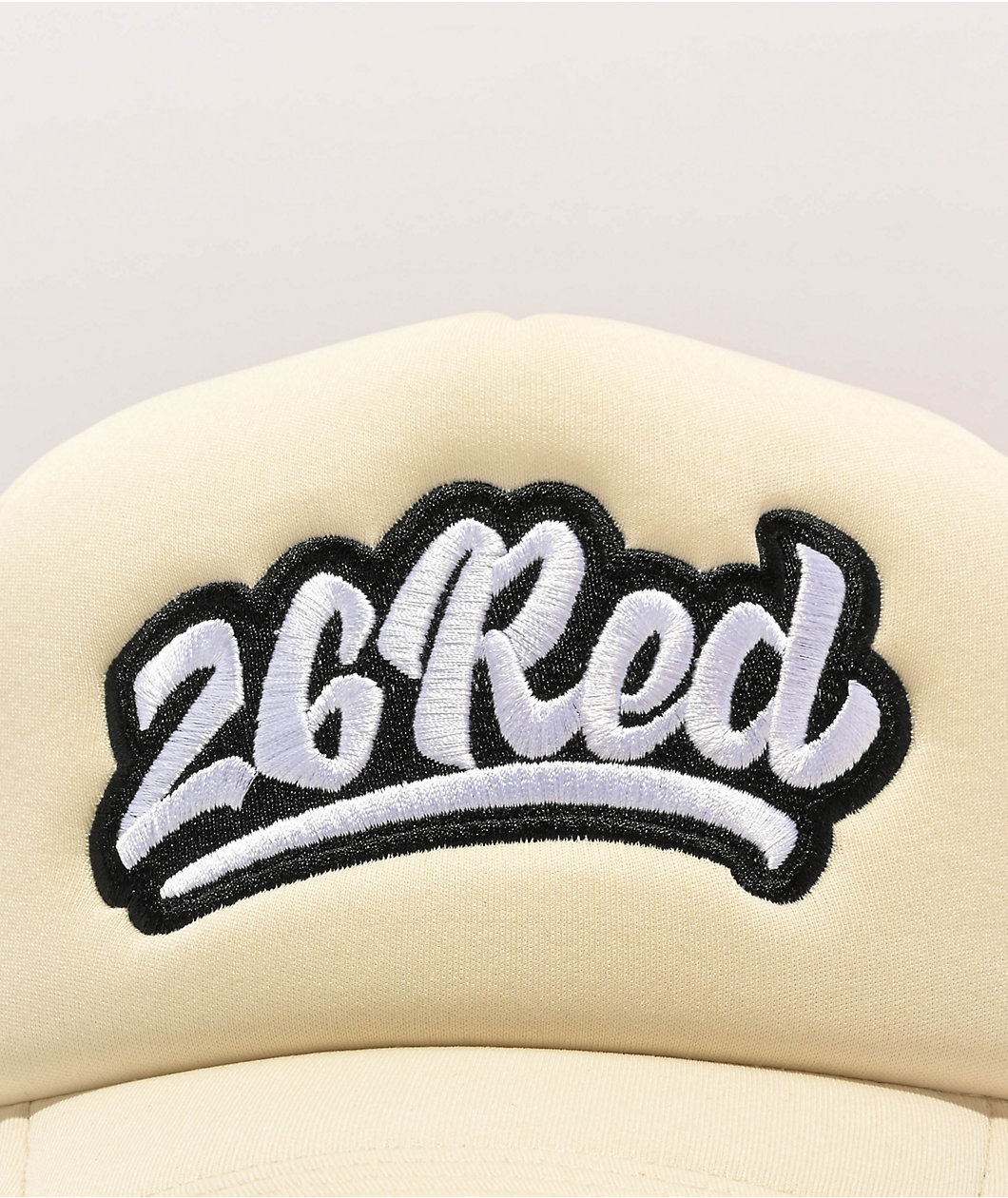 26 Red Cream Trucker Hat