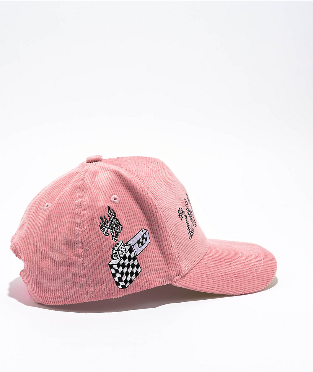 26 Red Lighter Corduroy Dusty Pink Snapback Hat