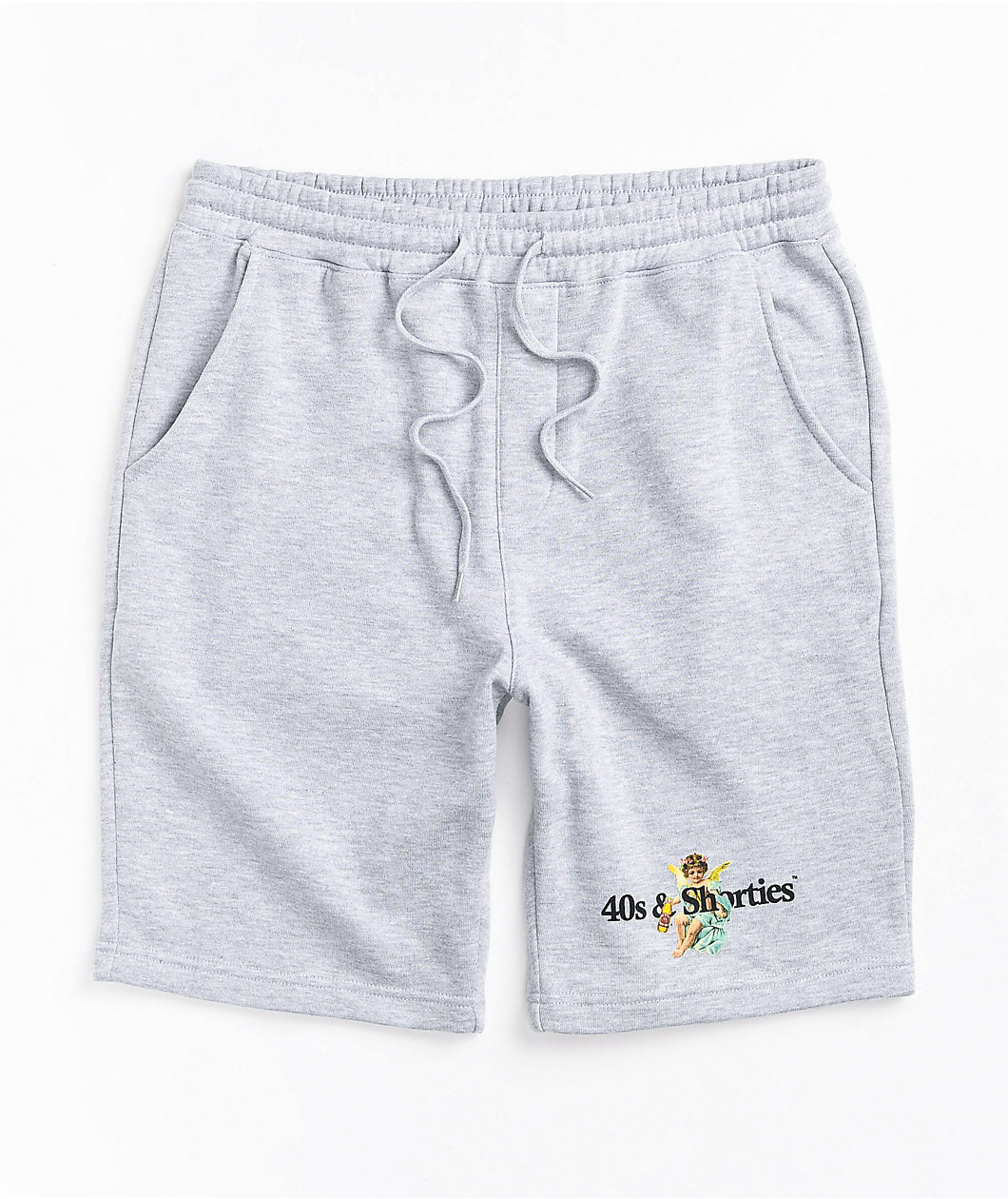 40s & Shorties Angel Grey Sweat Shorts