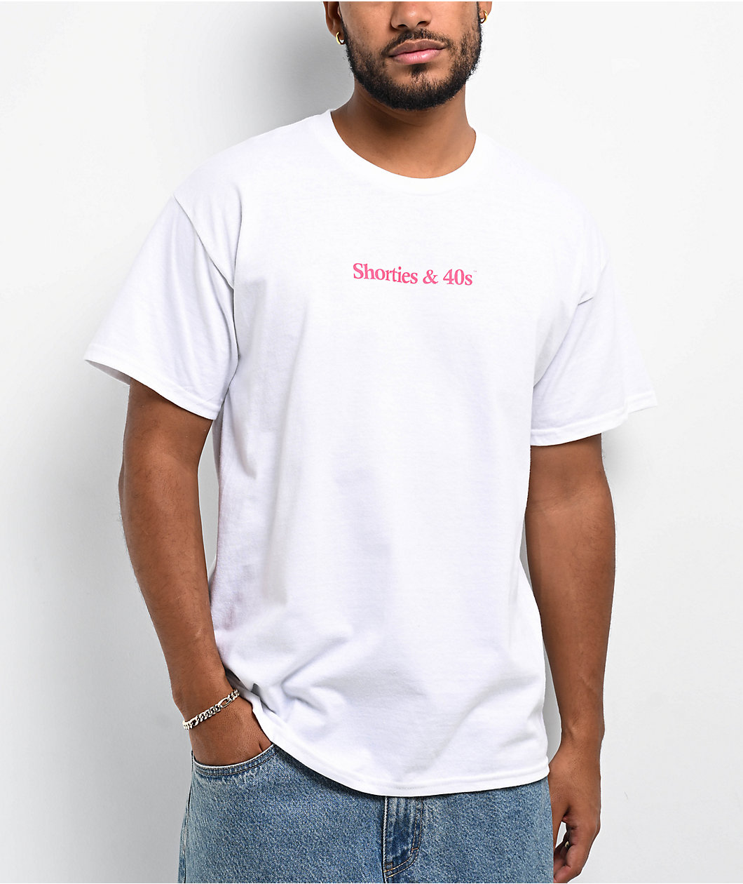 40s & Shorties Reverse White T-Shirt