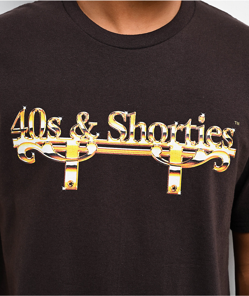 40s & Shorties Rider Brown T-Shirt