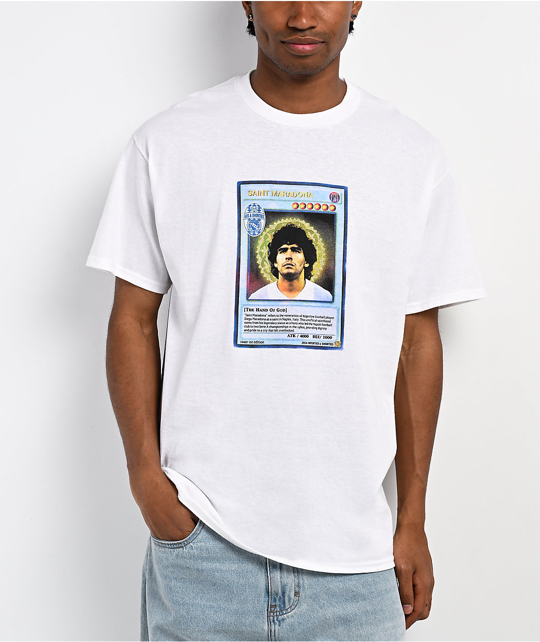 40s & Shorties Saint Maradona White T-Shirt