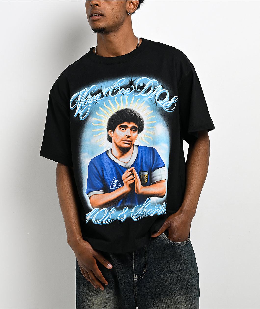 40s & Shorties Vaya Con D10s Black Boxy T-Shirt