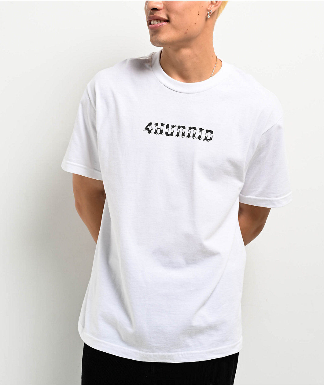 4Hunnid 4H Godly White T-Shirt