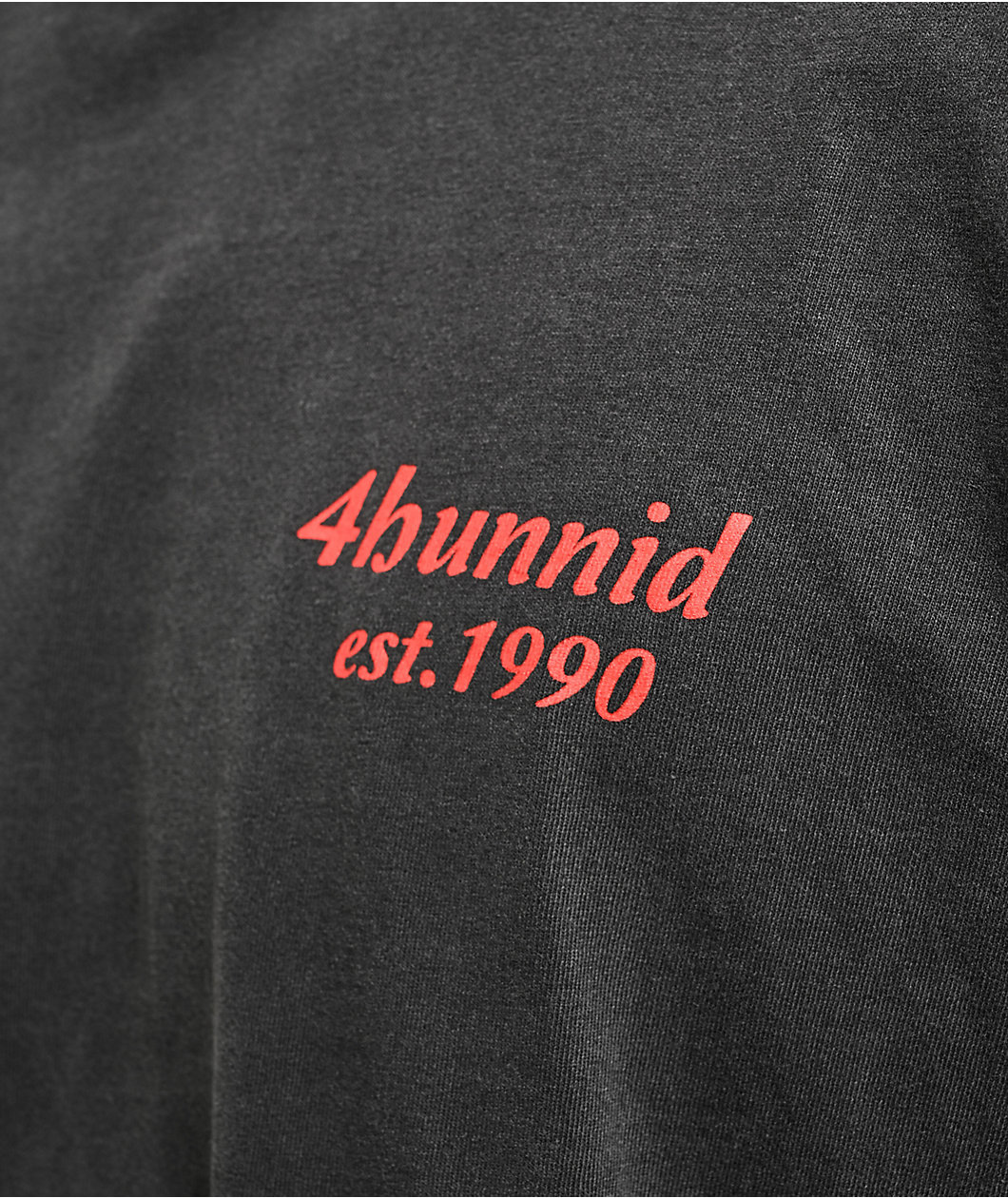 4Hunnid EST 1990 Black Wash T-Shirt