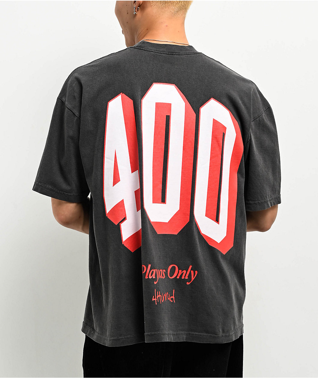 4Hunnid EST 1990 Black Wash T-Shirt