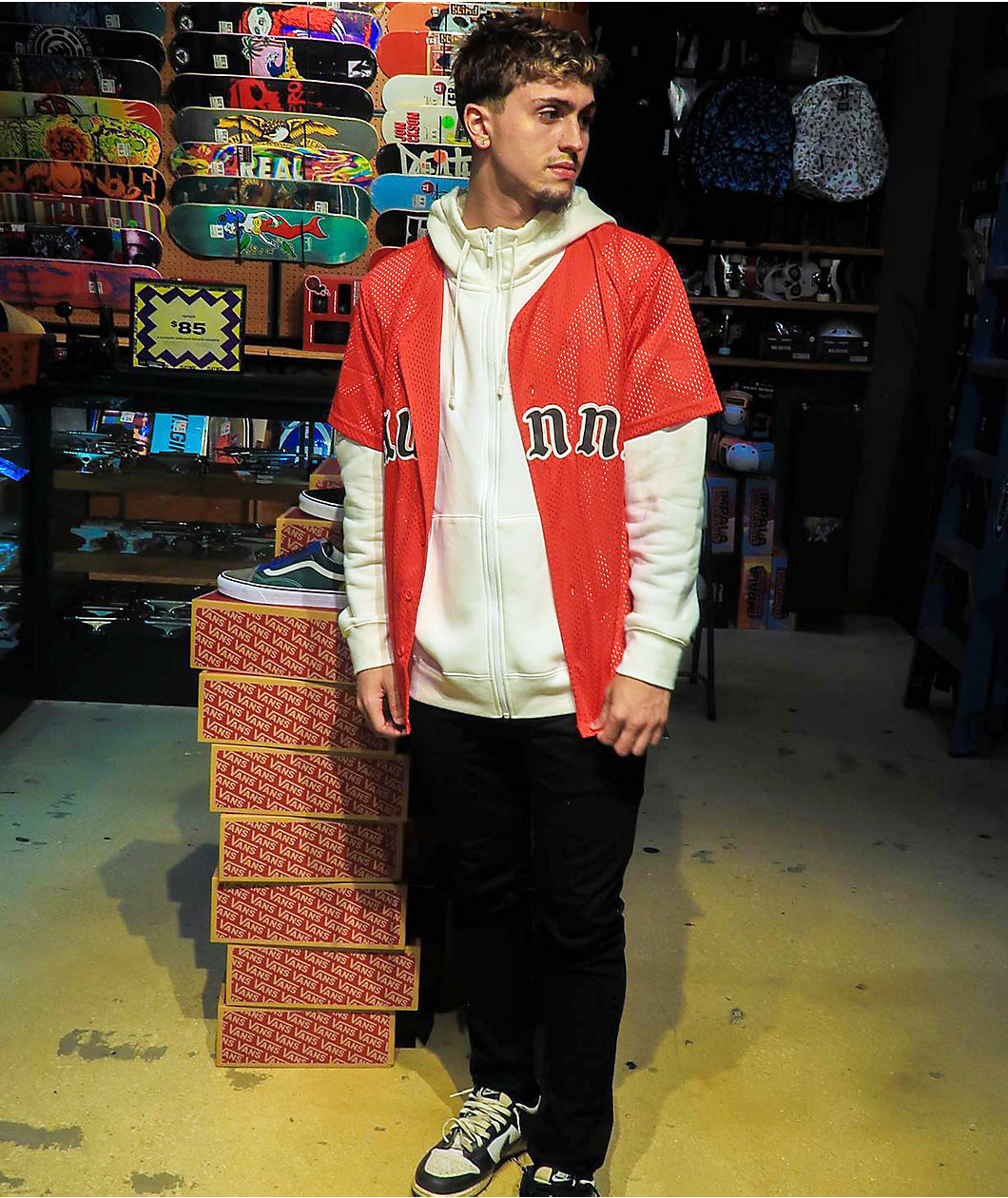 4Hunnid Homerun Red Baseball Jersey