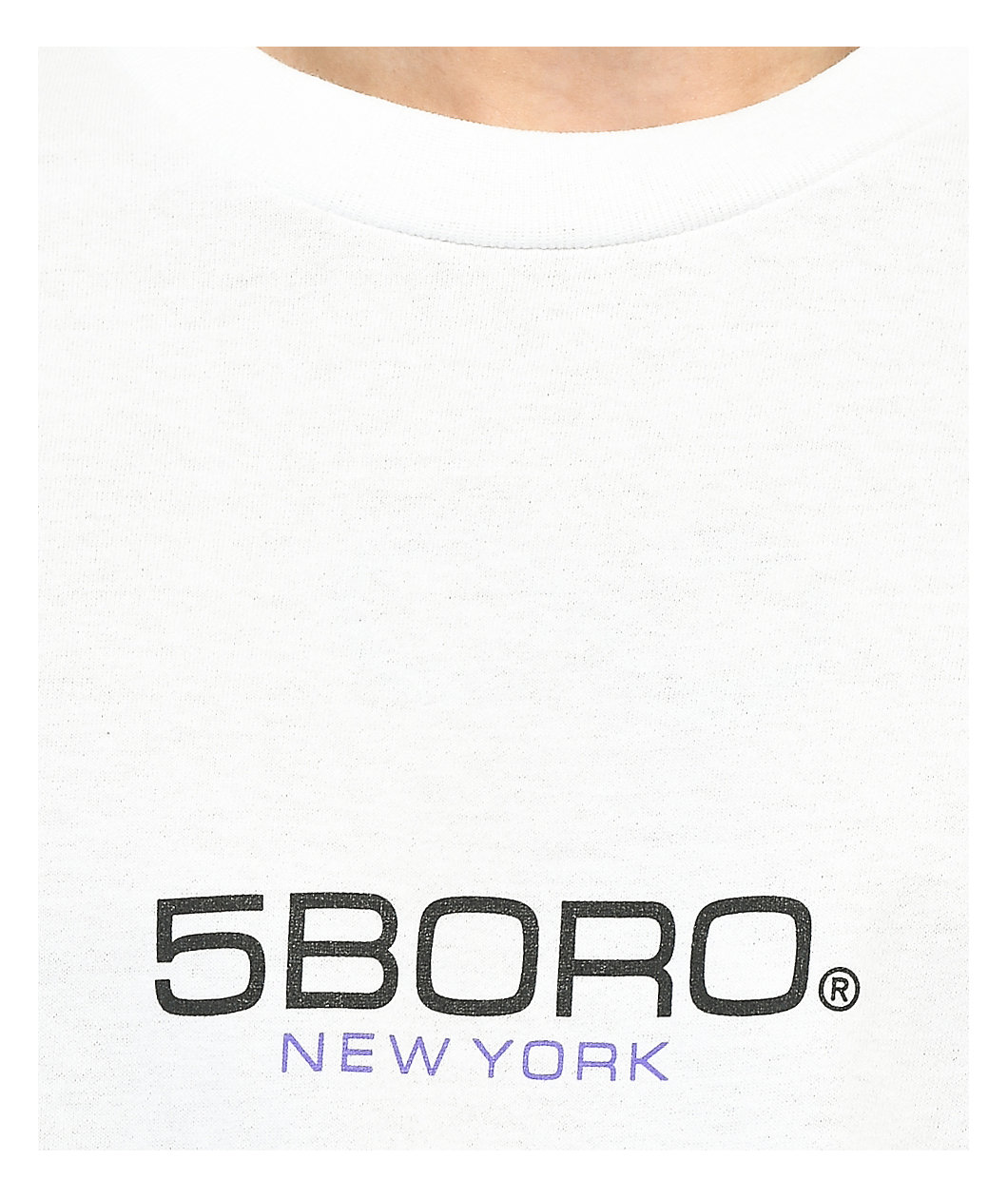 5Boro EXT Logo White T-Shirt