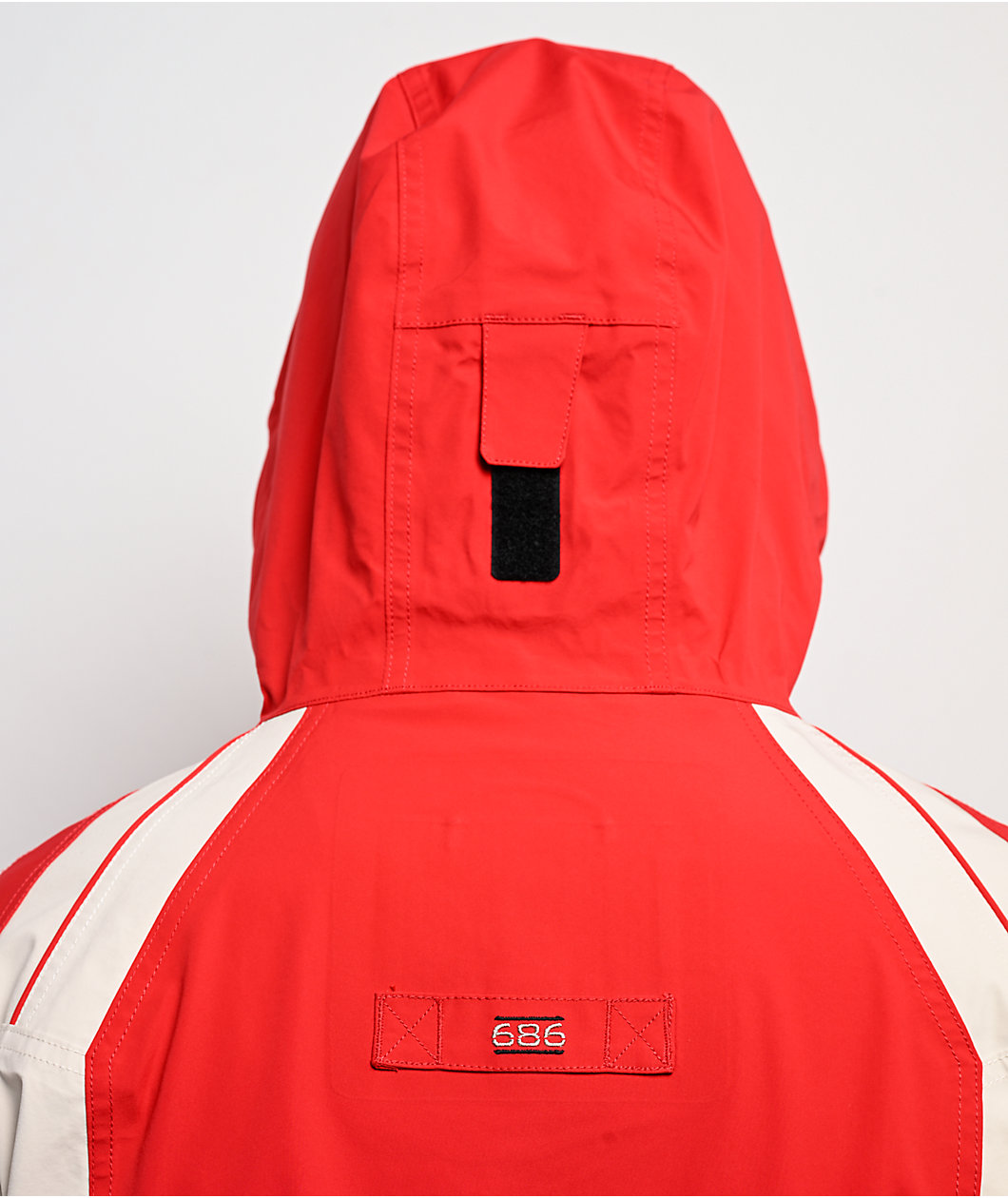 686 2002 X3 True Red Colorblock 20K Snowboard Jacket