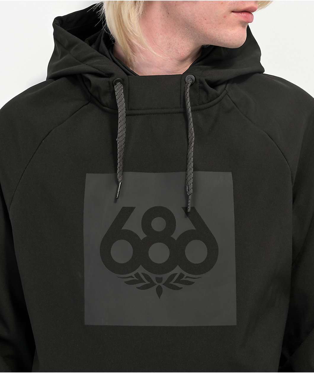 686 Black Waterproof Light Anorak Jacket