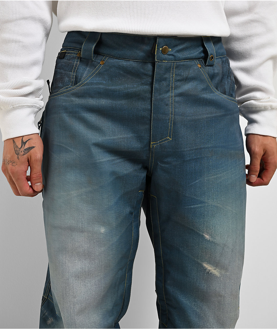 686 Deconstructed Denim Indigo 10K Snowboard Pants 2027