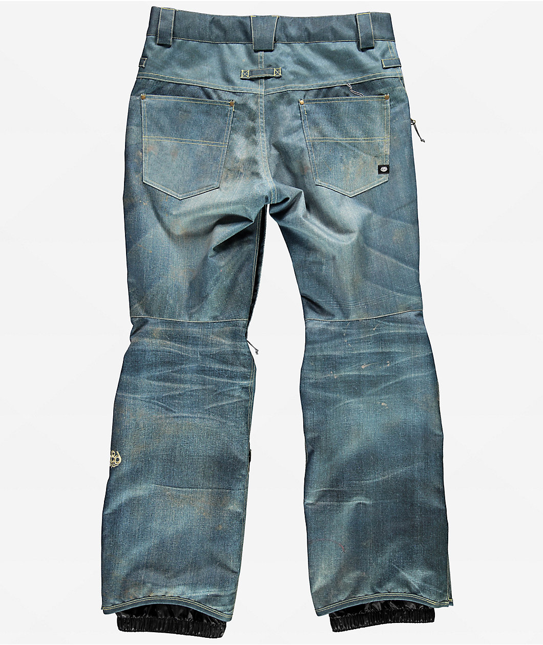 686 Deconstructed Denim Indigo 10K Snowboard Pants