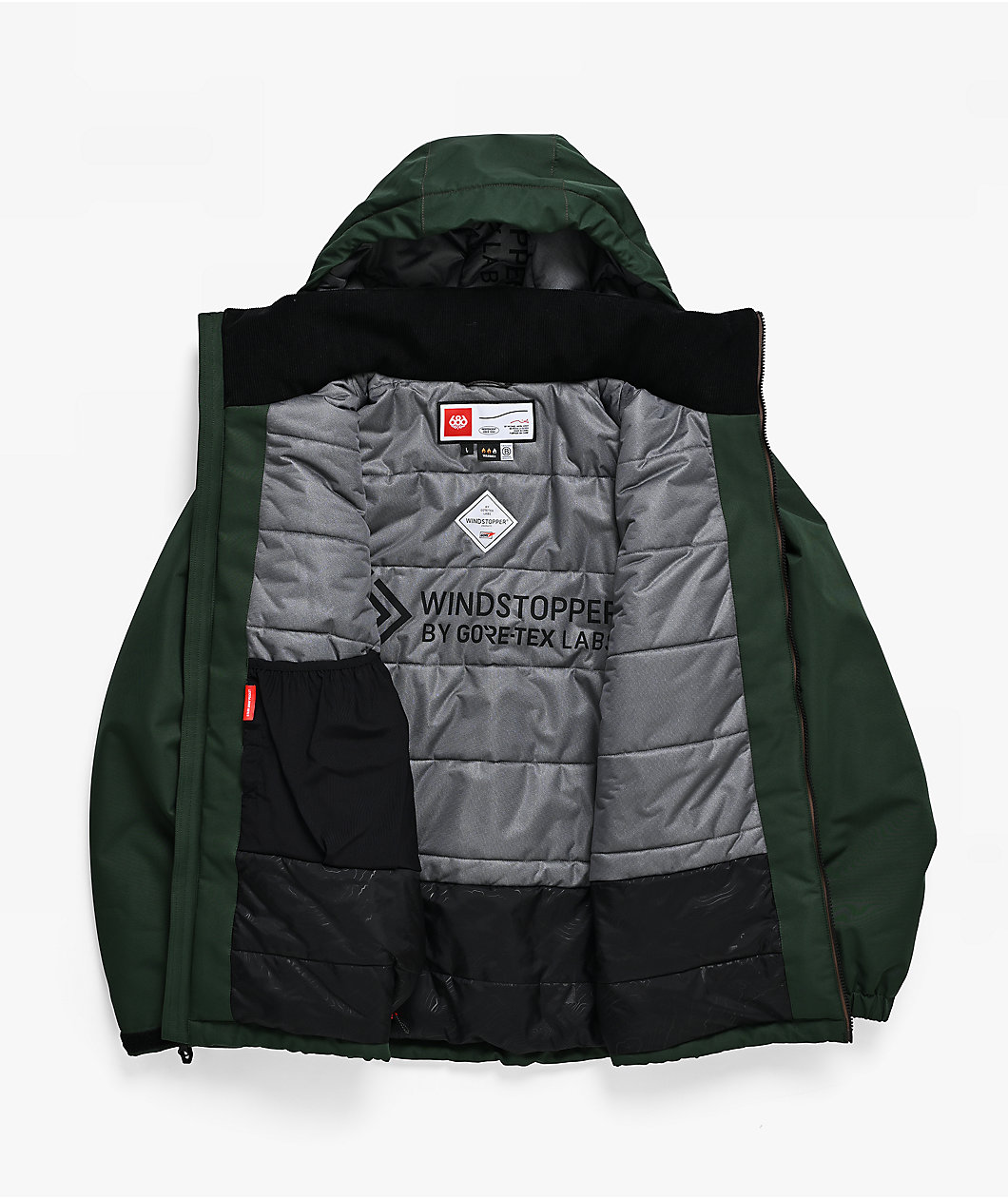 686 GORE-TEX® Labs WINDSTOPPER® Guideline Moss Green Insulated Jacket