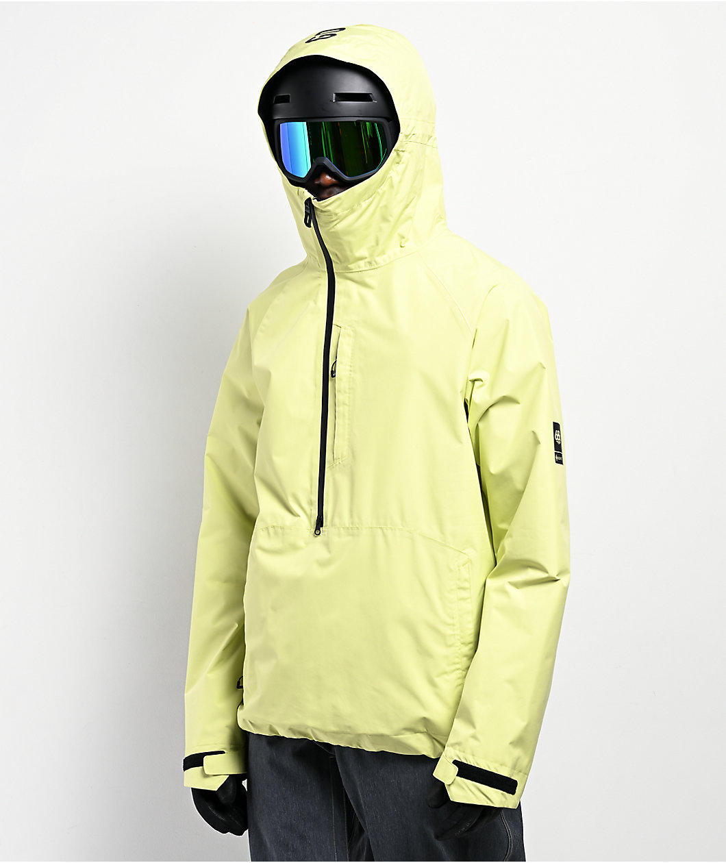 686 GORE-TEX Fragment Dusty Lime Shell Anorak Snowboard Jacket
