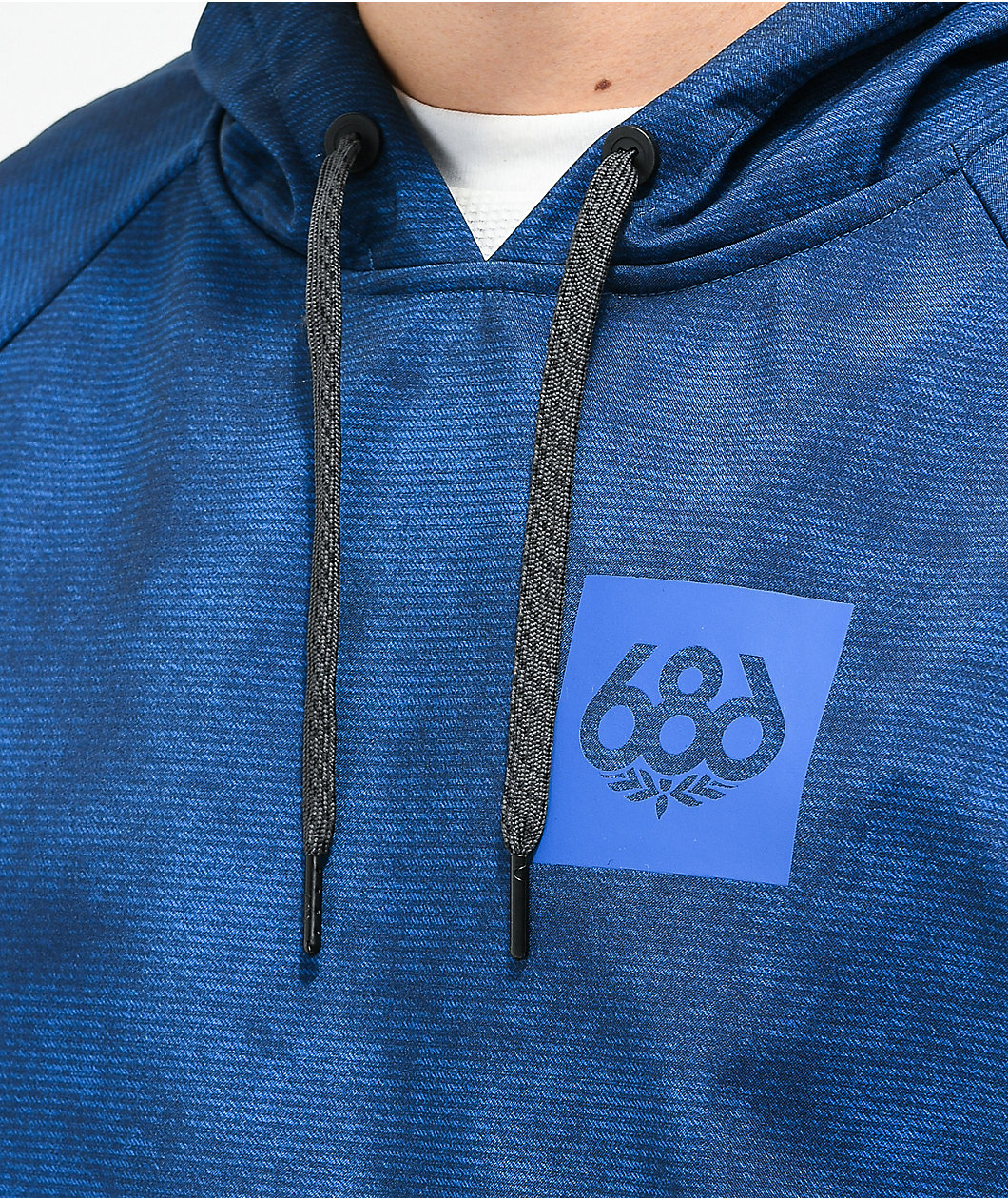 686 Water-Resistant Blue Tech Hoodie