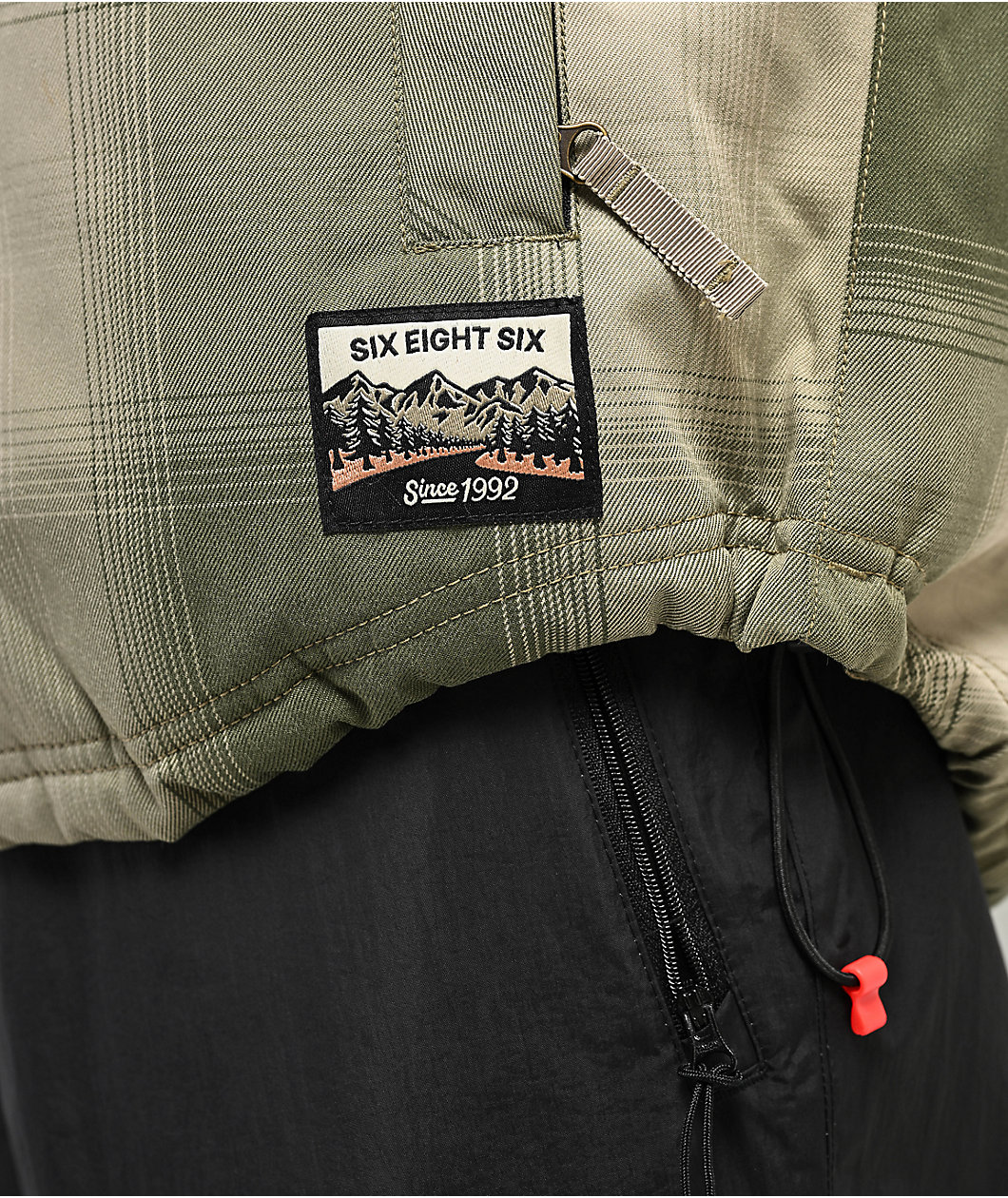 686 Woodland Sage Plaid 10K Insulated Snowboard Jacket