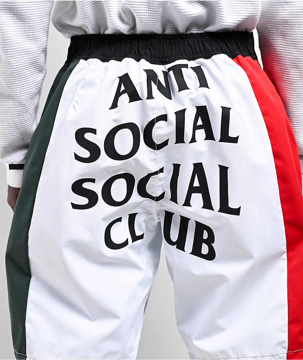 686 x AntiSocialSocialClub F1 White & Black 10K Snowboard Pants