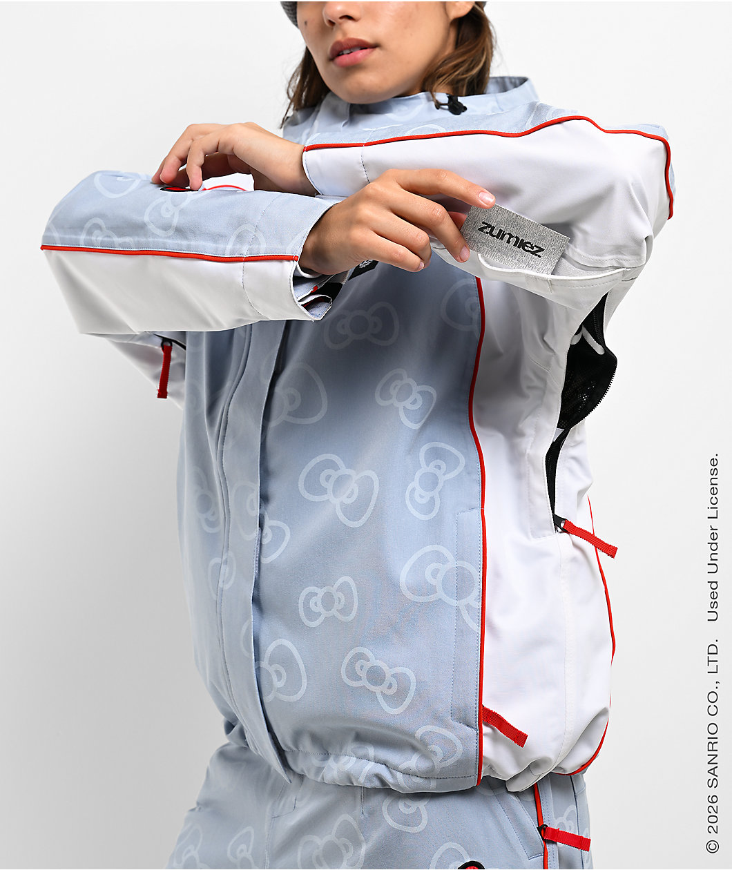 686 x Hello Kitty® Lil Bow Denim 10K Shell Snowboard Jacket