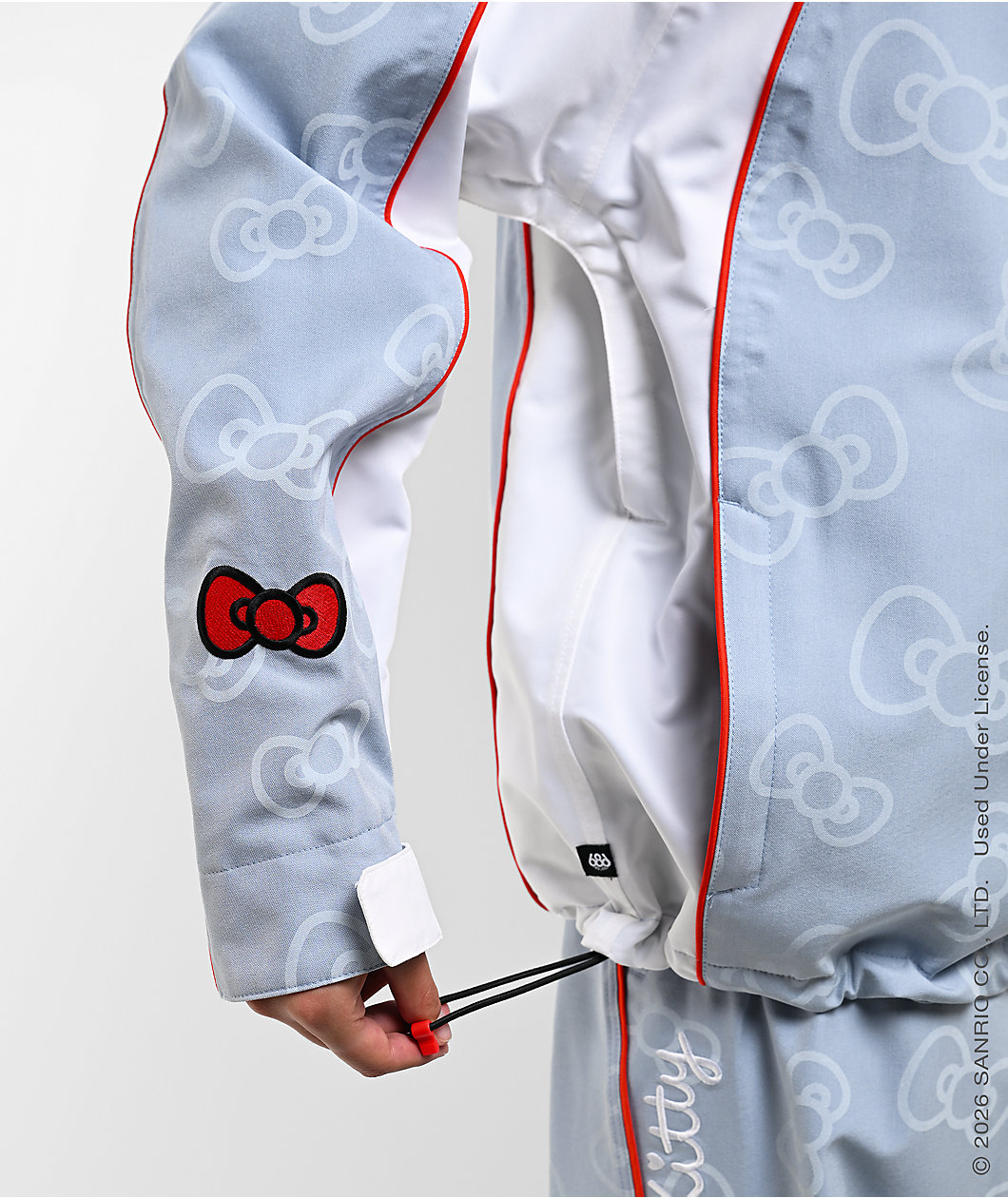 686 x Hello Kitty® Lil Bow Denim 10K Shell Snowboard Jacket