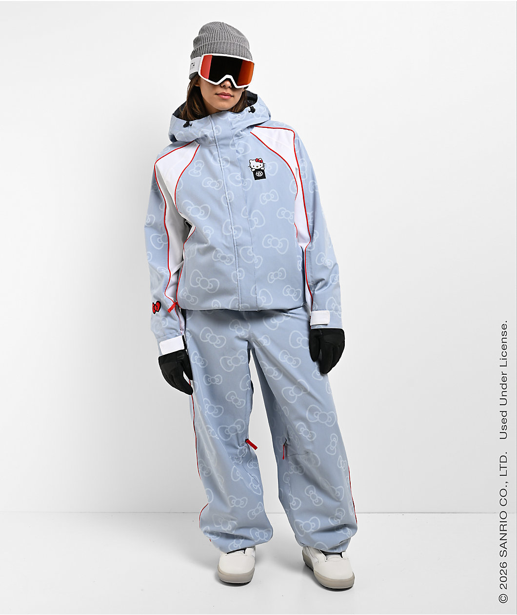 686 x Hello Kitty® Lil Bow Denim 10K Shell Snowboard Jacket