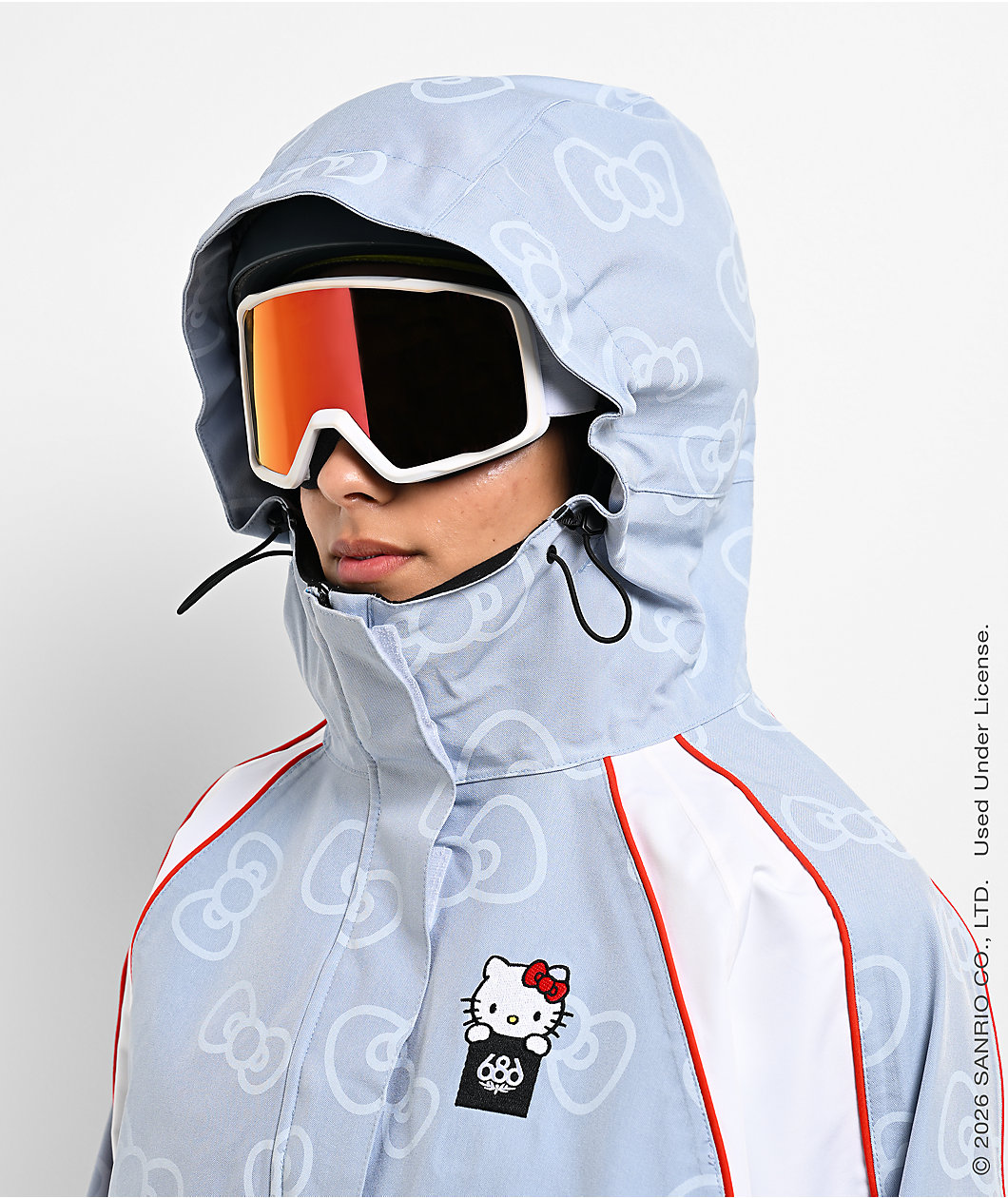 686 x Hello Kitty® Lil Bow Denim 10K Shell Snowboard Jacket