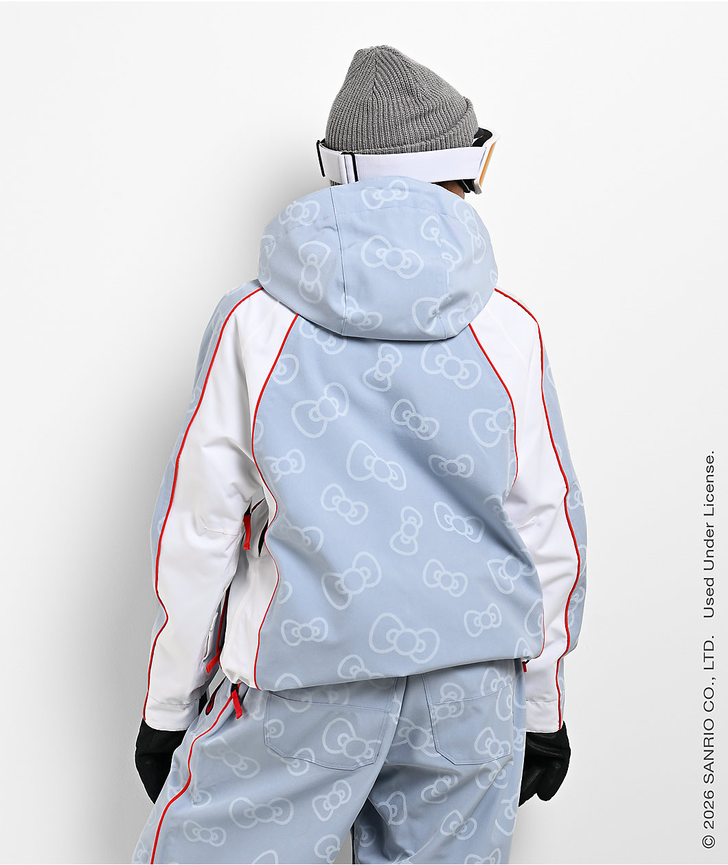 686 x Hello Kitty® Lil Bow Denim 10K Shell Snowboard Jacket