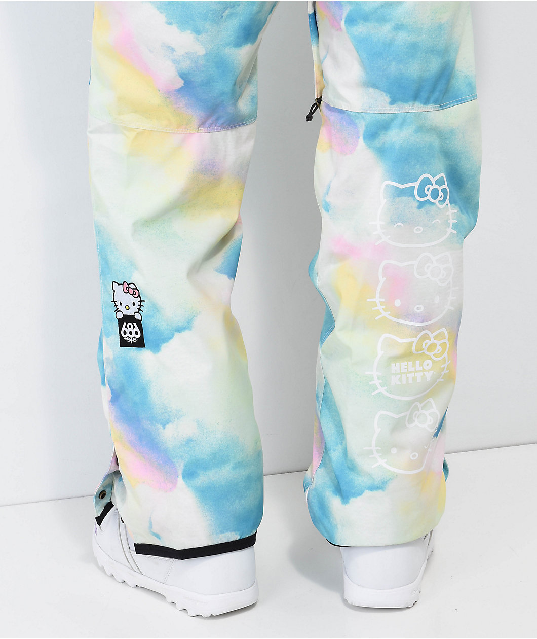 686 x Hello Kitty Harper Tie Dye 10K Snowboard Bib Pants