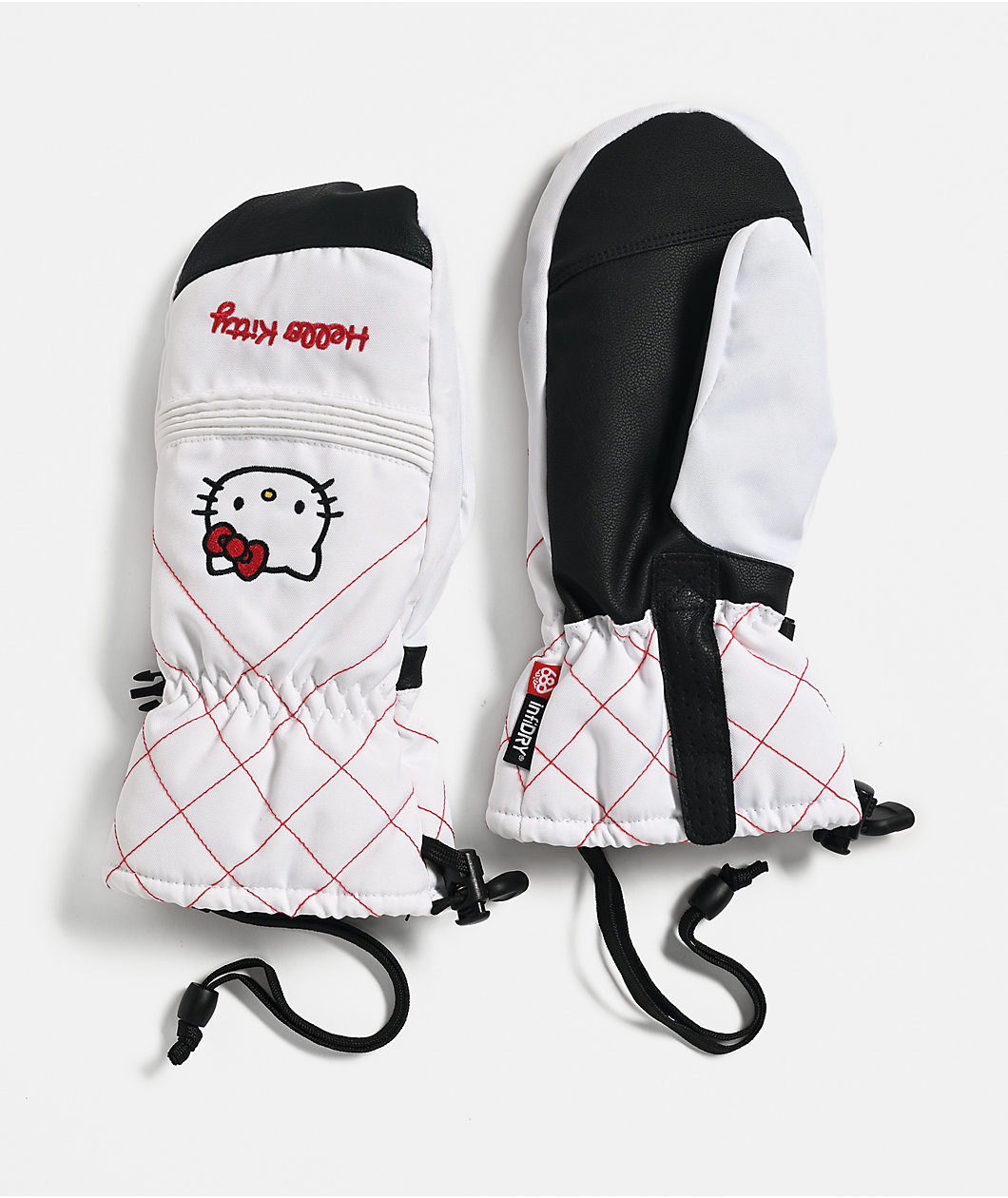 686 x Hello Kitty Women's Jubilee™ White 10K Snowboard Mittens