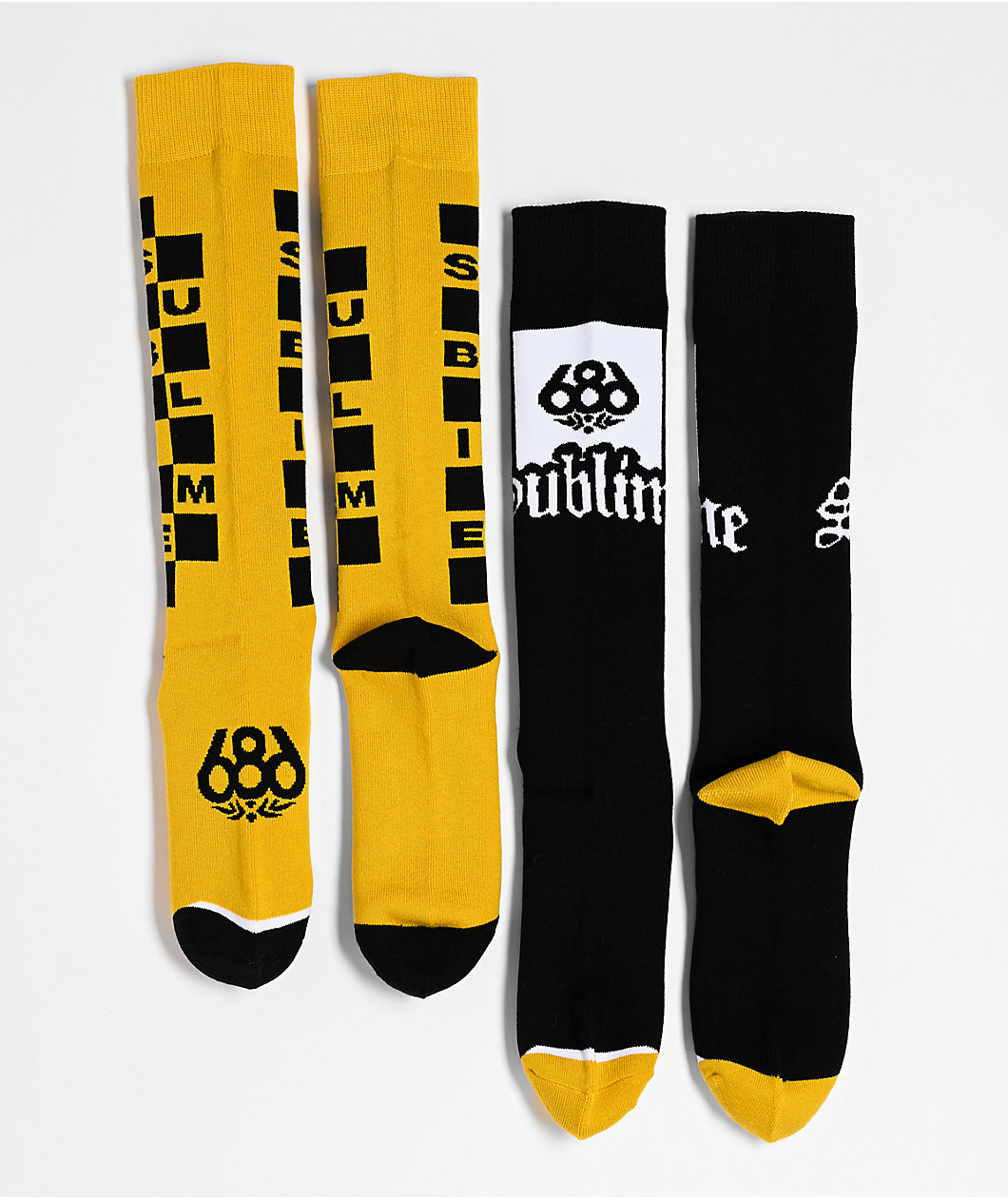 686 x Sublime 2 Pack Snow Socks